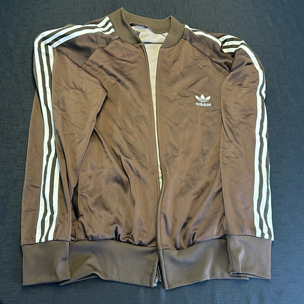 90s Adidas 3 stripe track jacket
